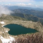 lac de bastani, au pied du monte Renoso. (corse)