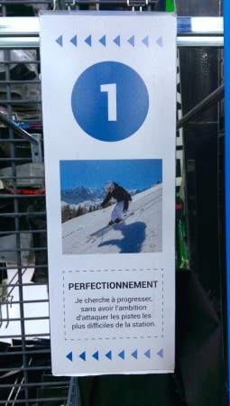 Niveau débutant en ski